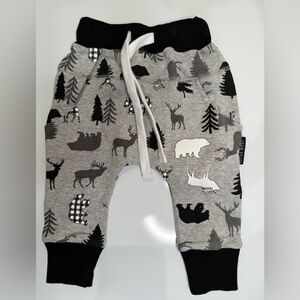 Little Bipsy Woodland Animal Print Joggers size 0-3